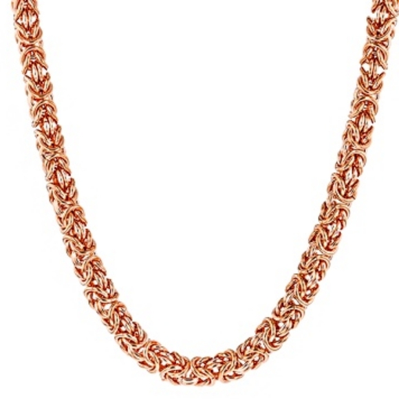 NWT JTV 6mm, 26'' Copper Byzantine Chain Necklace - Picture 1 of 6